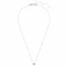 Pandantiv solitar Eternity Halo cu diamante create în laborator, 0,23 ct în total, formă rotundă, argint sterling Pandantiv solitar Eternity Halo cu diamante create în laborator, 0,23 ct în total, formă rotundă, argint sterling