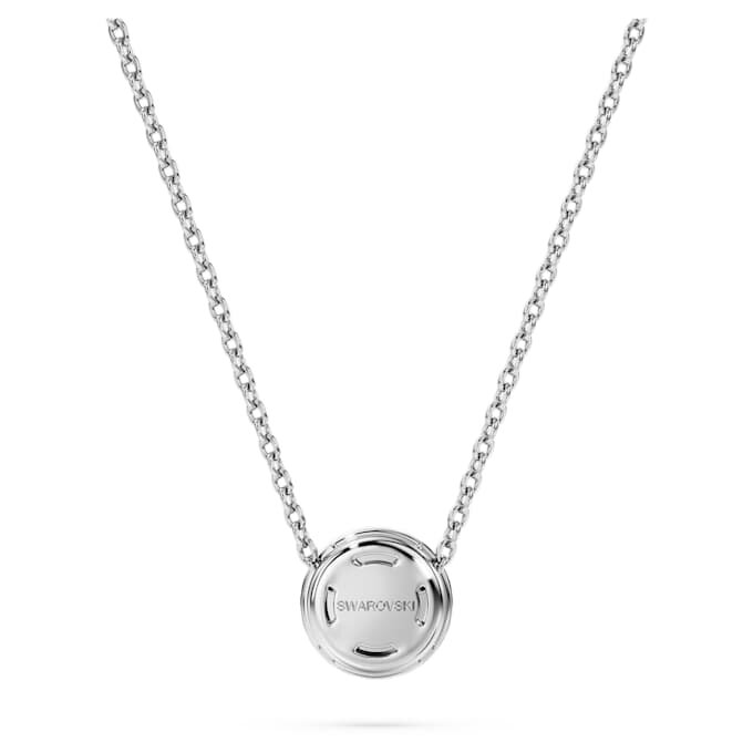 Pandantiv solitar Eternity Halo cu diamante create în laborator, 0,23 ct în total, formă rotundă, argint sterling Pandantiv solitar Eternity Halo cu diamante create în laborator, 0,23 ct în total, formă rotundă, argint sterling
