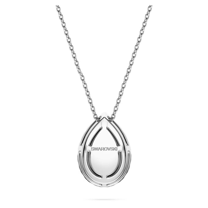 Pandantiv solitar „Eternity Halo” cu diamante create în laborator, 1 Ct Tw, formă de pară, aur alb de 14K Pandantiv solitar „Eternity Halo” cu diamante create în laborator, 1 Ct Tw, formă de pară, aur alb de 14K