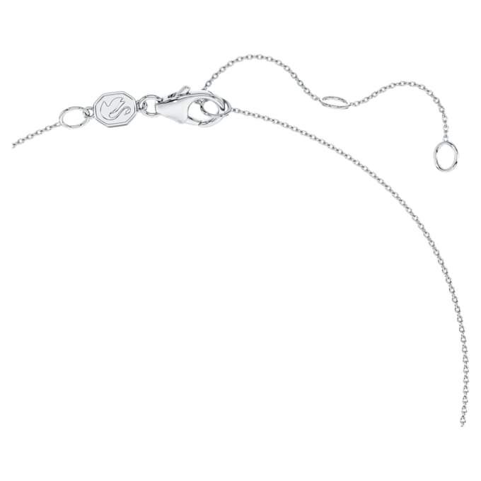 Pandantiv solitar Eternity Halo cu diamante create în laborator, 1 Ct Tw, formă rotundă, aur alb de 14K Pandantiv solitar Eternity Halo cu diamante create în laborator, 1 Ct Tw, formă rotundă, aur alb de 14K