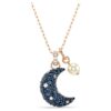 Pandantiv Sublima cu perle de cristal, lună, multicolor, placat cu aur roz Pandantiv Sublima cu perle de cristal, lună, multicolor, placat cu aur roz