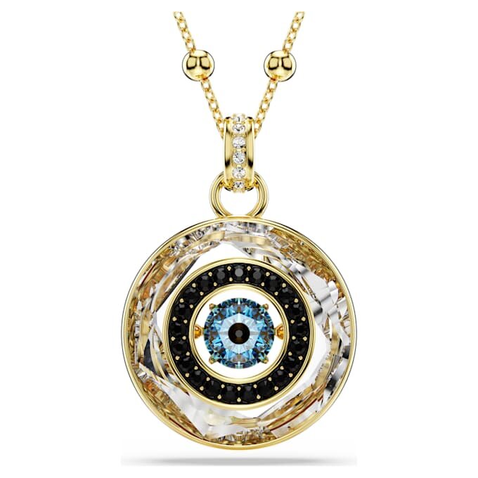 Pandantiv Symbolica „Ochiul rău”, mediu, multicolor, placat cu aur Pandantiv Symbolica „Ochiul rău”, mediu, multicolor, placat cu aur