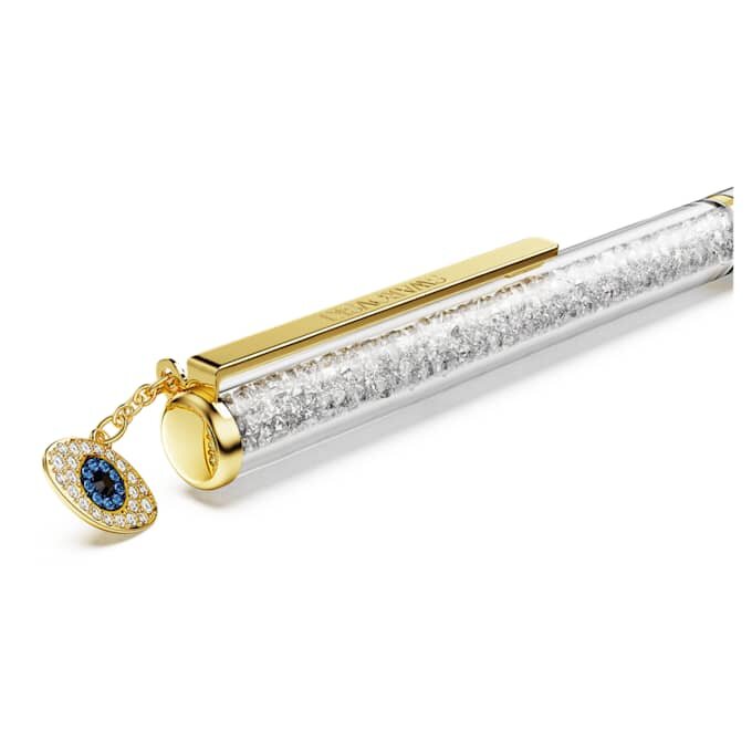 Pix cu bilă Crystalline „Evil Eye”, nuanță aurie, finisaj metalic mixt Pix cu bilă Crystalline „Evil Eye”, nuanță aurie, finisaj metalic mixt