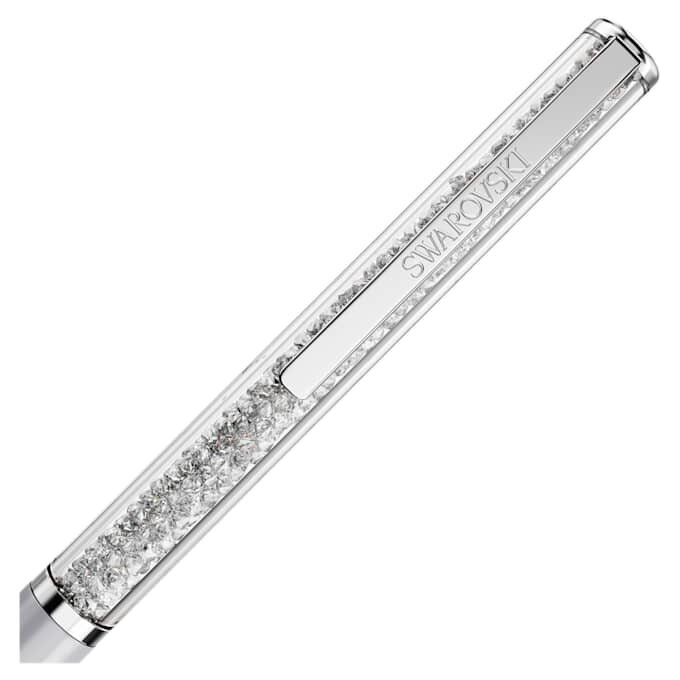Pix cu bilă Crystalline Gri, Lacuit gri, Cromat Pix cu bilă Crystalline Gri, Lacuit gri, Cromat