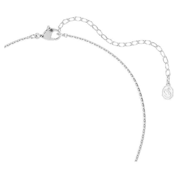 Set Ariana Grande X Swarovski cu perle de cristal, tăietură rotundă, floare, alb, placat cu rodiu Set Ariana Grande X Swarovski cu perle de cristal, tăietură rotundă, floare, alb, placat cu rodiu