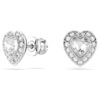 Set Ariana Grande X Swarovski cu tăieturi mixte, inimă, alb, placat cu rodiu Set Ariana Grande X Swarovski cu tăieturi mixte, inimă, alb, placat cu rodiu