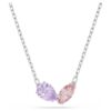 Set Ariana Grande X Swarovski cu tăieturi mixte, multicolor, placat cu rodiu Set Ariana Grande X Swarovski cu tăieturi mixte, multicolor, placat cu rodiu