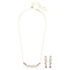 Set Constella cu tăieturi mixte, multicolor, placat cu aur Set Constella cu tăieturi mixte, multicolor, placat cu aur