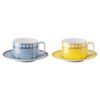 Set de cești de ceai Signum din porțelan, multicolor Set de cești de ceai Signum din porțelan, multicolor