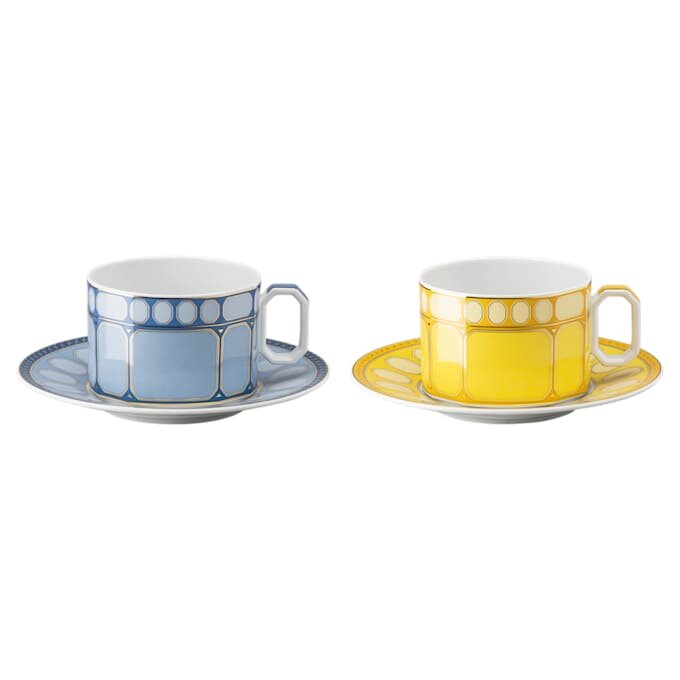 Set de cești de ceai Signum din porțelan, multicolor Set de cești de ceai Signum din porțelan, multicolor