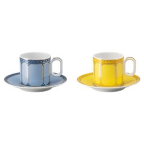 Set de espresso Signum din porțelan, multicolor