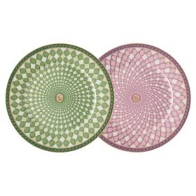 Set de farfurii Signum din porțelan, mediu, multicolor