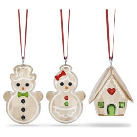 Set de ornamente de Crăciun „Holiday Cheers” în formă de turtă dulce