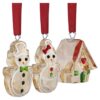Set de ornamente de Crăciun „Holiday Cheers” în formă de turtă dulce