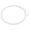 Set Matrix cu perle de cristal, tăietură rotundă, alb, placat cu rodiu Set Matrix cu perle de cristal, tăietură rotundă, alb, placat cu rodiu