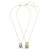 Setul Minions James și Henry cu pavé multicolor, placat cu aur Setul Minions James și Henry cu pavé multicolor, placat cu aur