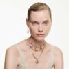 Talisman Idyllia cu tăieturi mixte, căpșună, roșu, placat cu aur Talisman Idyllia cu tăieturi mixte, căpșună, roșu, placat cu aur