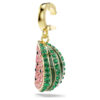 Talisman Idyllia cu tăieturi mixte, pepene verde, multicolor, placat cu aur Talisman Idyllia cu tăieturi mixte, pepene verde, multicolor, placat cu aur