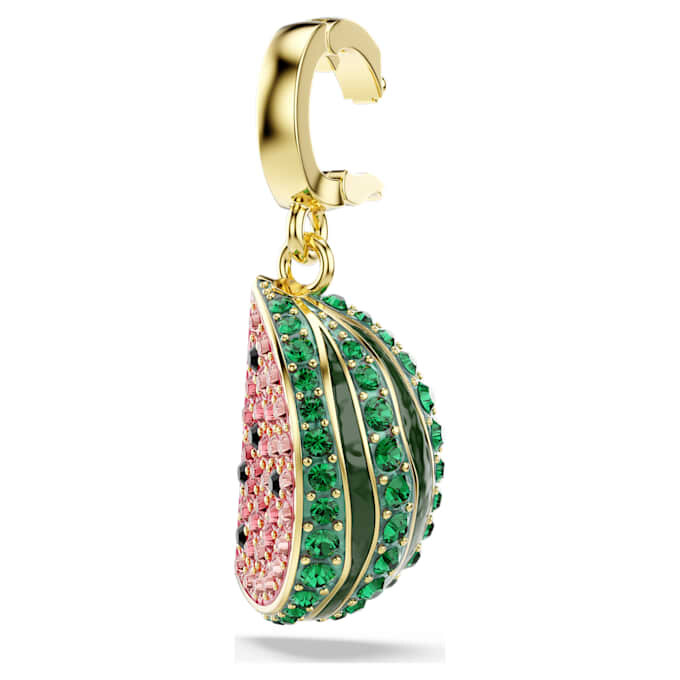 Talisman Idyllia cu tăieturi mixte, pepene verde, multicolor, placat cu aur Talisman Idyllia cu tăieturi mixte, pepene verde, multicolor, placat cu aur