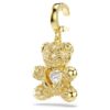 Talisman Idyllia cu tăieturi mixte, ursuleț, nuanță aurie, placat cu aur Talisman Idyllia cu tăieturi mixte, ursuleț, nuanță aurie, placat cu aur