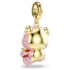 Talisman Idyllia cu tăieturi mixte, ursuleț, roz, placat cu aur Talisman Idyllia cu tăieturi mixte, ursuleț, roz, placat cu aur