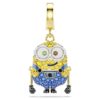Talisman Minions Bob cu pavé, multicolor, placat cu aur Talisman Minions Bob cu pavé, multicolor, placat cu aur