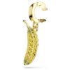 Talisman Minions în formă de banană cu pavé, galben, placat cu aur Talisman Minions în formă de banană cu pavé, galben, placat cu aur