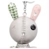 Talisman pentru geantă Mathilde – Iepuraș, gri, oțel inoxidabil Talisman pentru geantă Mathilde – Iepuraș, gri, oțel inoxidabil