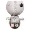 Talisman pentru geantă Mathilde – Iepuraș, gri, oțel inoxidabil Talisman pentru geantă Mathilde – Iepuraș, gri, oțel inoxidabil