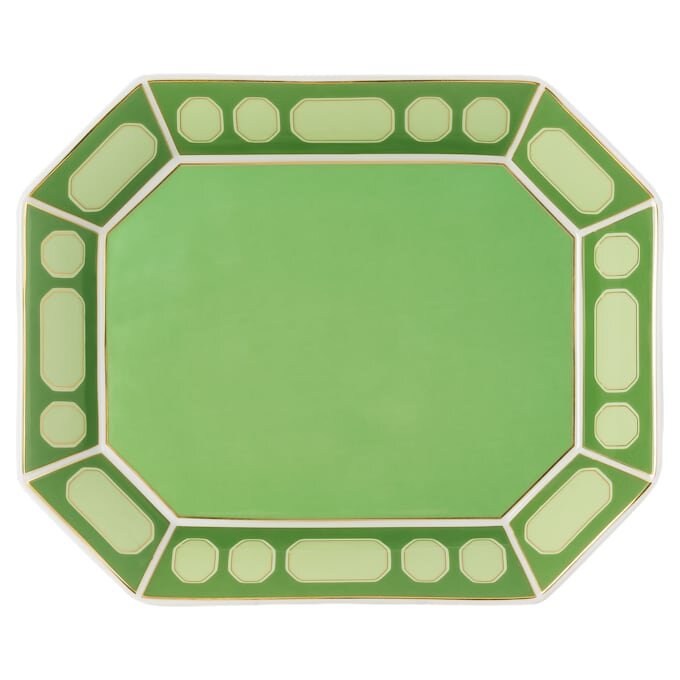 Tavă Signum din porțelan, mare, verde Tavă Signum din porțelan, mare, verde