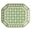Tavă Signum din porțelan, mică, verde Tavă Signum din porțelan, mică, verde