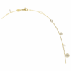 Una Angelic Strandage Crystal Pearl, tăietură rotundă, alb, placat cu aur Una Angelic Strandage Crystal Pearl, tăietură rotundă, alb, placat cu aur